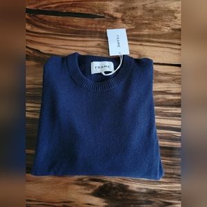 NWT FRAME Cashmere Crewneck Sweater